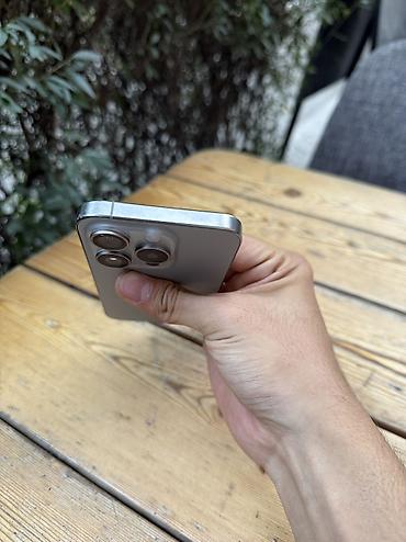 iphone cs max: IPhone 15 Pro, Б/у, 128 ГБ, Natural Titanium, 90 % — 6