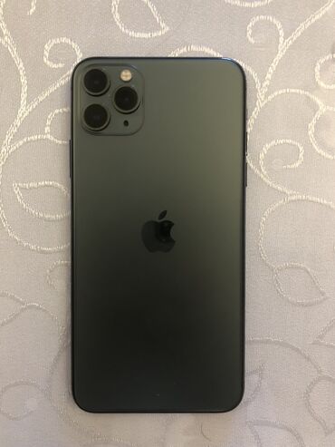 iphone 11 256 gb qiymeti: IPhone 11 Pro Max | 256 GB Yaşıl | Simsiz şarj, Face ID