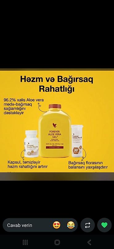 Витамины и БАДы: Məhsul: Forever Living Wellness məhsulları və ətir seçimi 1) Həzm və — 2
