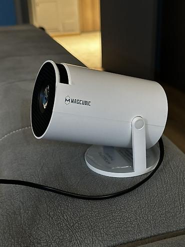 TV və video: MAGCUBIC HY300 PRO portativ proyektor - Kompakt, silindrik dizayn – — 2