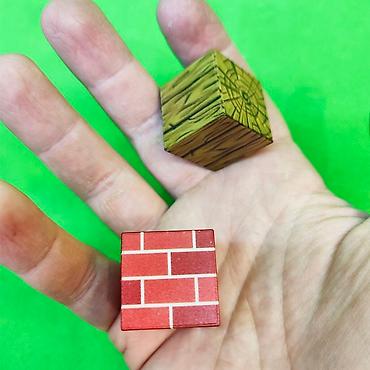 Игрушки: Конструктор магнитный Майнкрафт из 54 деталей🟧🟦 Новый уникальный — 3
