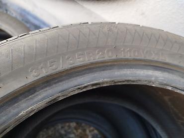 Шины: Комплект автомобильных шин (4 шт.) - Пара задних: 315/35 R20 110V XL — 2