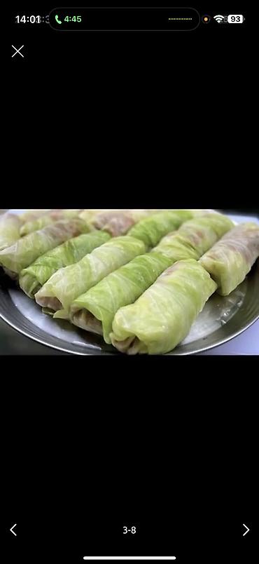 gündelik ev temizlik işi: Aşpaz tələb olunur, Yarımfabrikatlar — 2