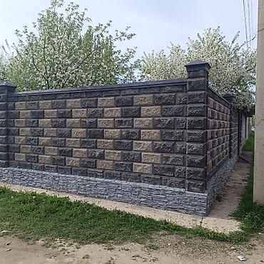 Другие строительные блоки: Пескоблок 20/400 Рваный все цвета Декоративные бетонные блоки для — 35