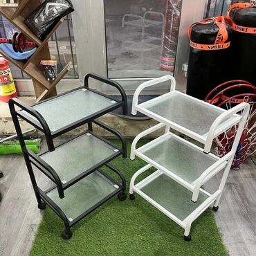 Rəflər, etajerkalar: 🔥Taxtadan və dəmir şüşəli etajerkalar. 3mərtəbəli tibbi rəflər.🔥 — 11