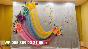 Digər ev dekoru: Sinif otağı, bağça,, məktəb, gözəllik salonu, mağaza vitrin, toy nişan — 8