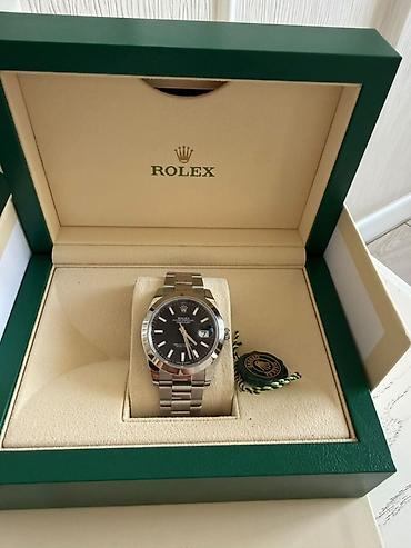 мужские часы ролекс: Rolex Datejust, сталь Oystersteel - Корпус около 36 мм, гладкий безель — 1
