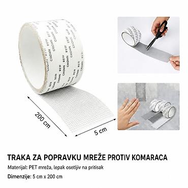 KMT Traka za popravku ekrana bela 3280899 Opis: - Samolepljiva traka