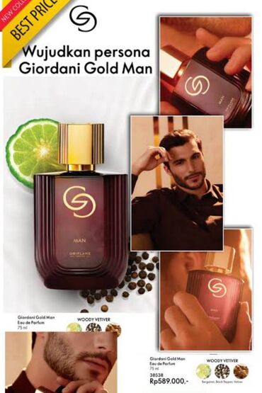 narkotik duxu: Parfum Giordani Gold Man 75ml. Oriflame