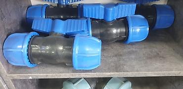 Муфты для соединения труб: Компрессионные фитинги TEBO technics для ПНД труб. В ассортименте — 15