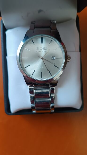 велосипед 20 дюймов: Новый, Наручные часы, Hugo Boss, цвет - Серый