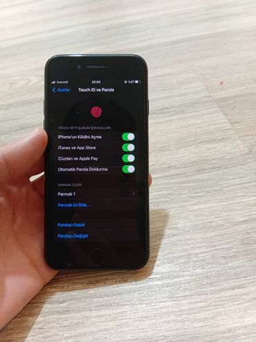 Apple iPhone: IPhone 7, 32 GB, Qara, Zəmanət, Barmaq izi, Sənədlərlə — 9