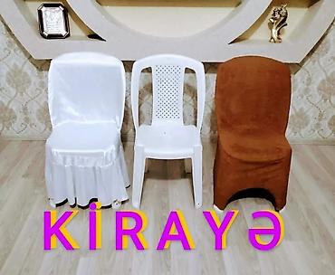Аренда оборудования: Kirayə - İcarə. Tədbirlər üçün stul icarəsi Ad günləri, nişan, xına — 3