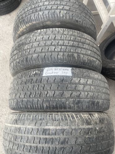 Шины: Шины 225 / 60 / R 16, Лето, Б/у, Комплект, Легковые, Япония, GoodYear