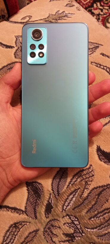 bakcell limitsiz internet: Redmi Note 12 Pro, 256 ГБ, цвет - Голубой, Отпечаток пальца, Face ID
