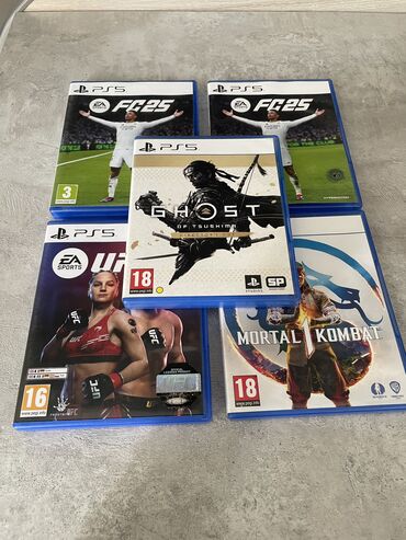 плейстейшен 5 купить: Продаю диски Ps 4/5 FIFA 25 ( на русс ) - продан UFC 5 - 2500 Mortal