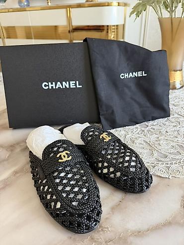 туфли chanel: Шлёпанцы/мюли Chanel из плетёного материала Обувь новая! Не носили ни — 1