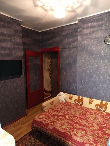сдаю квартиру мкр аламедин 1: 1 комната, 39 м², 106 серия, 9 этаж, Старый ремонт