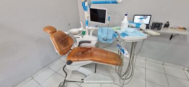 Stomatologiya: Stomatoloji unit – tam komplekt iş masası və kreslo - Elektriklə