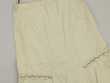 beżowa skórzane spódnice: Skirt, 2XL (EU 44), condition - Fair