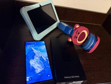 пассивное сетевое оборудование оптические: Samsung Galaxy S23 Ultra, Колдонулган, 256 ГБ, түсү - Кара, 1 SIM