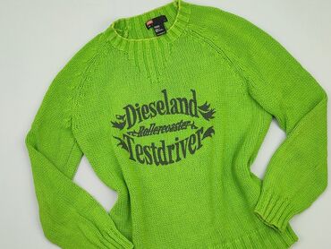 długa zielona sukienki: Sweter, Diesel, L (EU 40), condition - Good