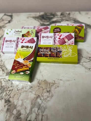 Кондитерские изделия, сладости: Дубайский шоколад с фисташковой пастой 220гр - 900сом Шоколад Волосы — 5
