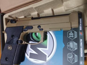 нож бабочка тренировочный купить: Пистолет WE Beretta M91A TAN от Тайваньской компании WE. Полностью