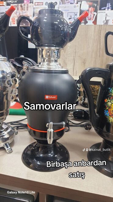 samvar: Yeni Elektrik Samovar, 10 l, Ödənişli çatdırılma