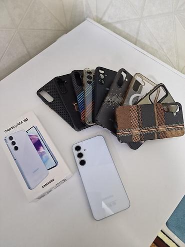samsung а50: Samsung Galaxy A55 5G, Новый, 256 ГБ, цвет - Белый, 1 SIM, 2 SIM, eSIM — 5