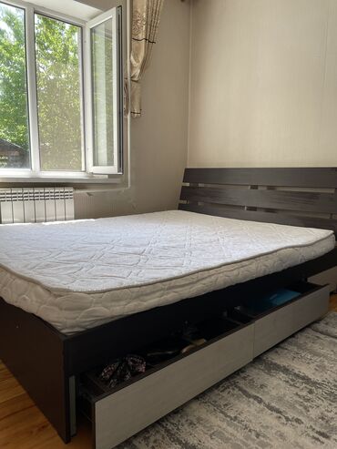 ���������������������������� ���������� ������ ���������������� ������������ в Кыргызстан | Матрасы: Удобная и комфортная кровать, Двухспальная. В стиле Хайтек. С