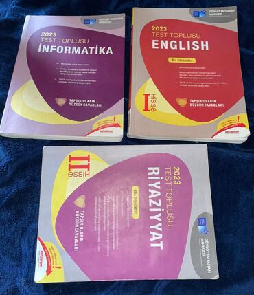 Bıçaqlar: İnformatika Testlər 10-cu sinif, MHM, 1-ci hissə, 2023 il