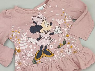 bluzki młodzieżowe eleganckie: Bluzka, Disney, 9-12 m, stan - Dobry