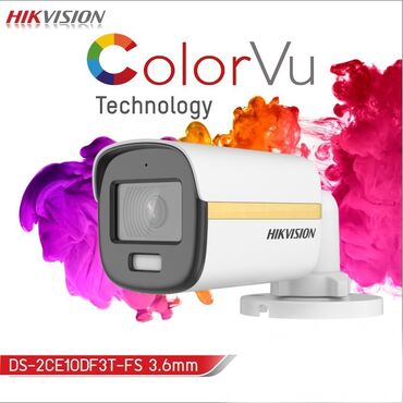 видеокамера hikvision: Hikvision 5meqapiksel, colorvu, 24 saat rəngli, 40 metrə qədər gecə