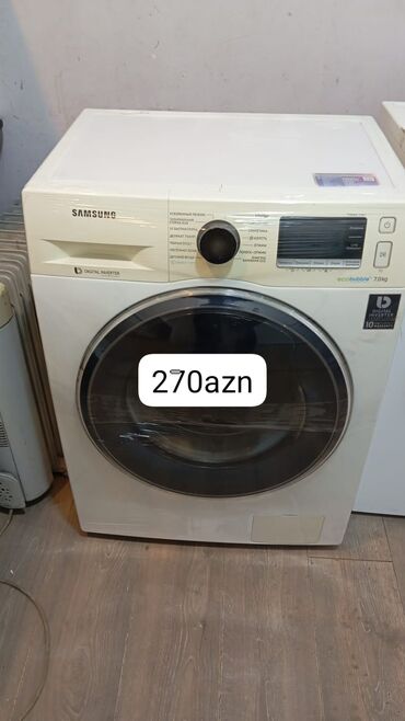 стиральную машину с сушкой: Paltaryuyan maşın Samsung, 7 kq, Avtomat, Qurutmasız, Kredit yoxdur