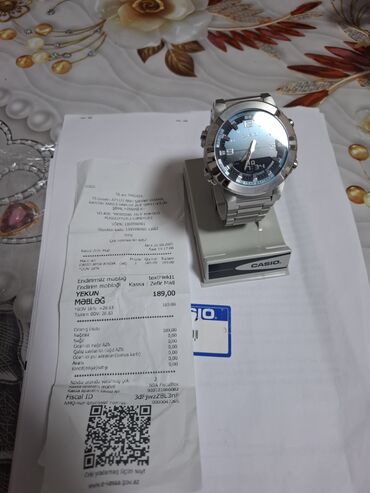 Qol saatları: Qol saatı, Casio, rəng - Gümüşü — 4