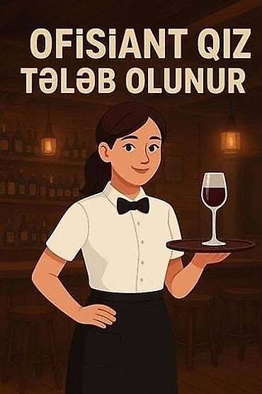 bakı tikiş evi iş saatı: Ofisiant tələb olunur, Kafe, İstənilən yaş, 1 ildən az təcrübə — 1