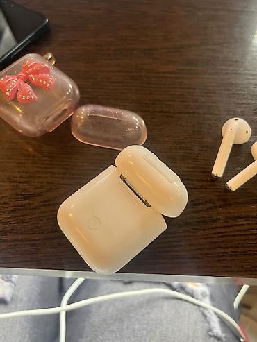 iphone air ikinci el: İşlənmiş Simsiz (Bluetooth) Qulaqcıqlar, Apple, rəng - Ağ — 5