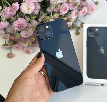 айфон 13 цена ош бу: IPhone 13, Колдонулган, 128 ГБ, Кара, Каптама, Куту, 85 %