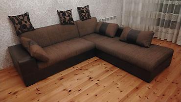 Künc divanı – rahat və geniş model - L formalı künc divan, sağ tərəfə
