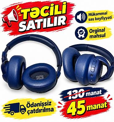 İşlənmiş Simli Qulaqcıqlar, JBL, rəng - Göy