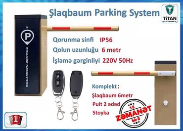 turniket sistemleri: Şlaqbaum Smart Parking ✅ Marka: Smart Parking ✅ İstehsal: Çin ✅ Rəsmi