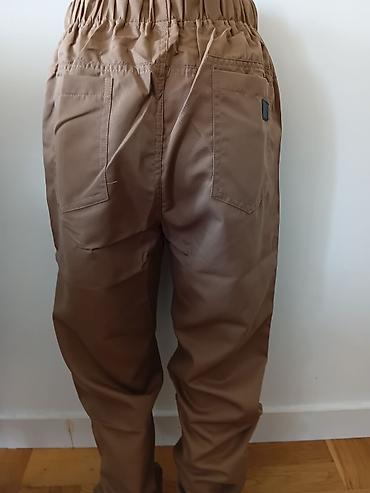 Pantalone: Muške radne pantalone – modeli sa gumom u struku - Materijal: čvrsta — 4