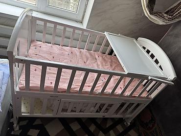 baby brezza: Детская кровать трансформер, Новый, Кровать-стол, цвет - Белый — 3
