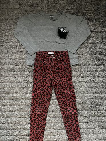 Kompleti: Zara, Komplet: Majica, Pantalone, 134-140