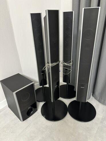 Микрофоны: Sony Колонка, Тип - Для домашнего кинотеатра, цвет - Черный