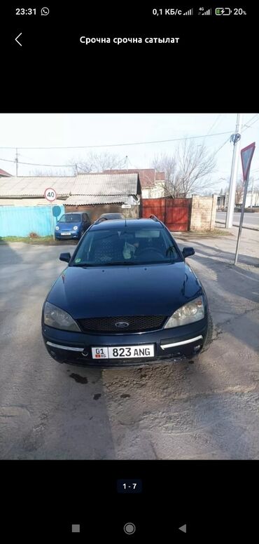 Ford Mondeo: 2003 г., 2 л, Механика, Бензин, Универсал