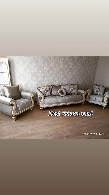 kafe ucun divan: Klassik üslubda mebel dəsti Tərkibi: - 1 ədəd 3 nəfərlik divan - 2 — 1