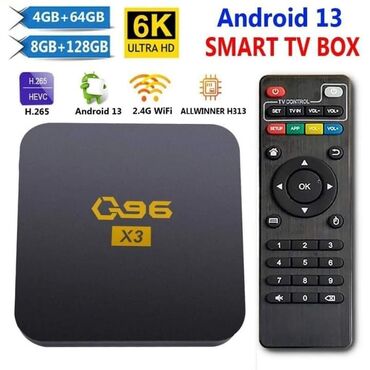 Aksesoari za TV i video: Cena 4190 dinara Q96 X3 Amdroid TV box Moćan 4K Ultra HD set-top