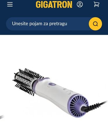 Električne četke za kosu: Rotirajuća fen-četka za kosu ECG Ionic Styler - 2 nastavka: dve — 1